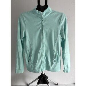 Peter Millar Women's Lightweight Performance Golf Jacket Aqua/Light Blue Medium